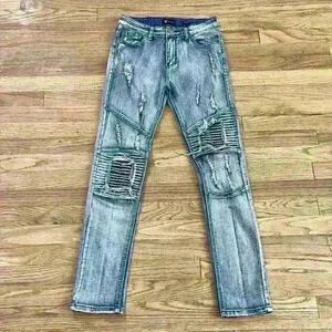 Waimea Jeans Mens Size 16 Skinny Fit Destroyed Stretch denim